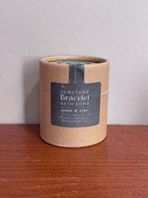 Gemstone Bracelet Bath Bomb Lemon & Lime