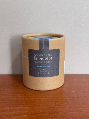 Gemstone Bracelet Bath Bomb Sandalwood