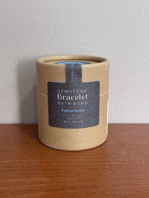 Bomba Baño de sándalo con Pulsera de Sodalita