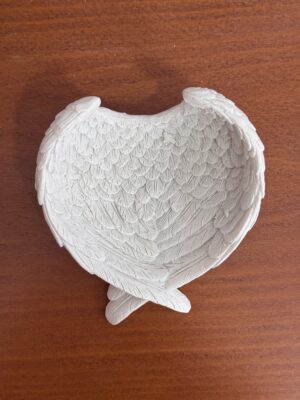 Cuenco Joyero Alas de Ángel blanco