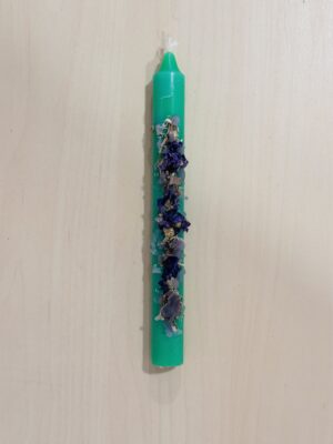 Vela verde ritualizada